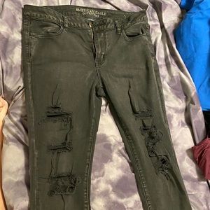 Black A&E SUPER SUPER stretch skinny jeans